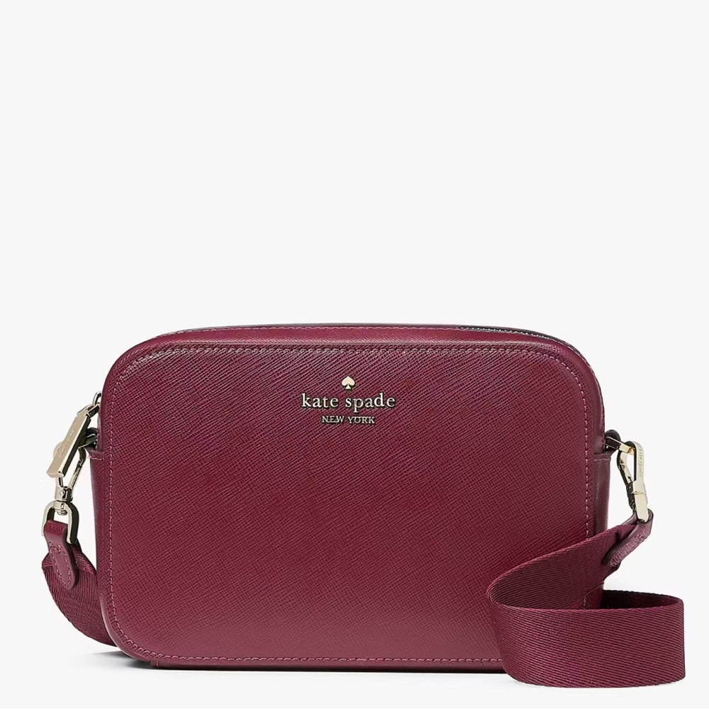 NWT Kate Spade Madison Camera Bag (Blackberry) Never opened